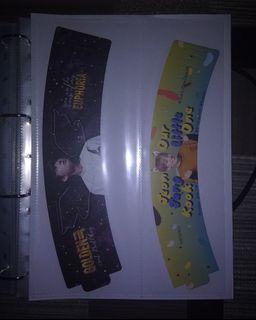 WTS : 2 POCKETS CUPSLEEVE PHOTOCARDS SLEEVES | BTS KPOP SEVENTEEN RED VELVET MONSTA X EXO DAY6 BLACKPINK