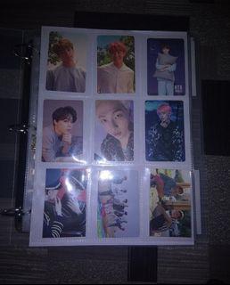 WTS : 9 POCKETS PHOTOCARDS SLEEVES | BTS KPOP SEVENTEEN RED VELVET MONSTA X EXO DAY6 THE BOYZ