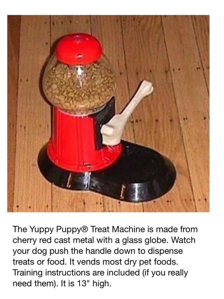 Yuppy puppy 2025 treat dispenser