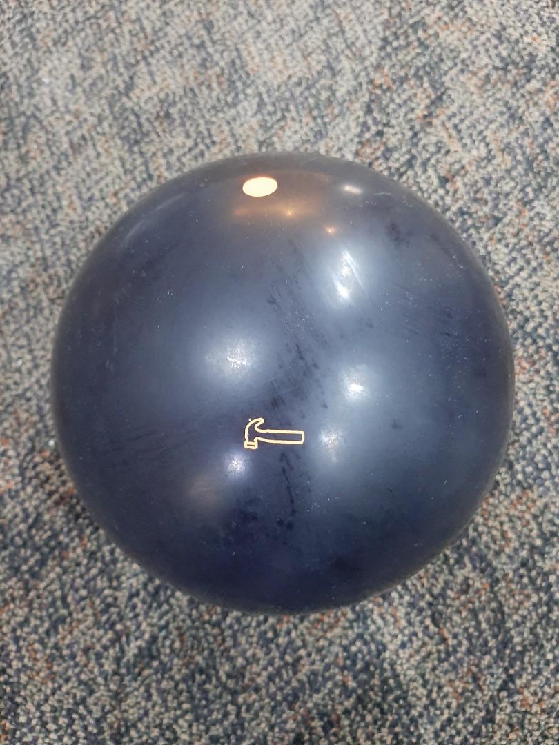 15lbs Raw Hammer Black Solid Bowling Ball, Sports Equipment, Sports   Games, Billiards  Bowling on Carousell