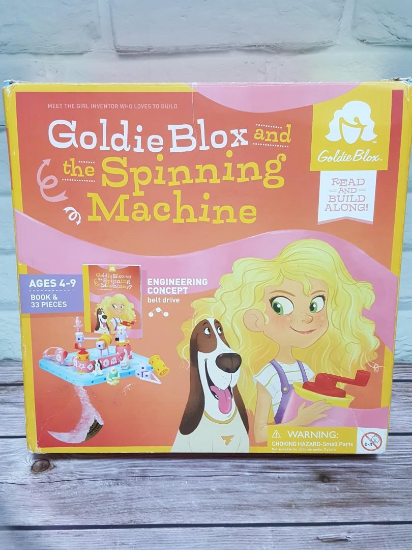 [二手]美國購入 GoldieBlox - the Spinning Machine 旋轉派對