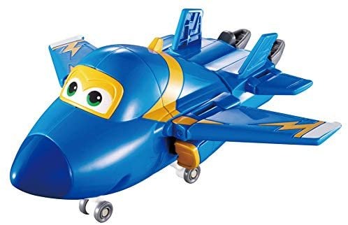 5 inch Super Wings Jerome Flying Man Blue Plane Aircraft
