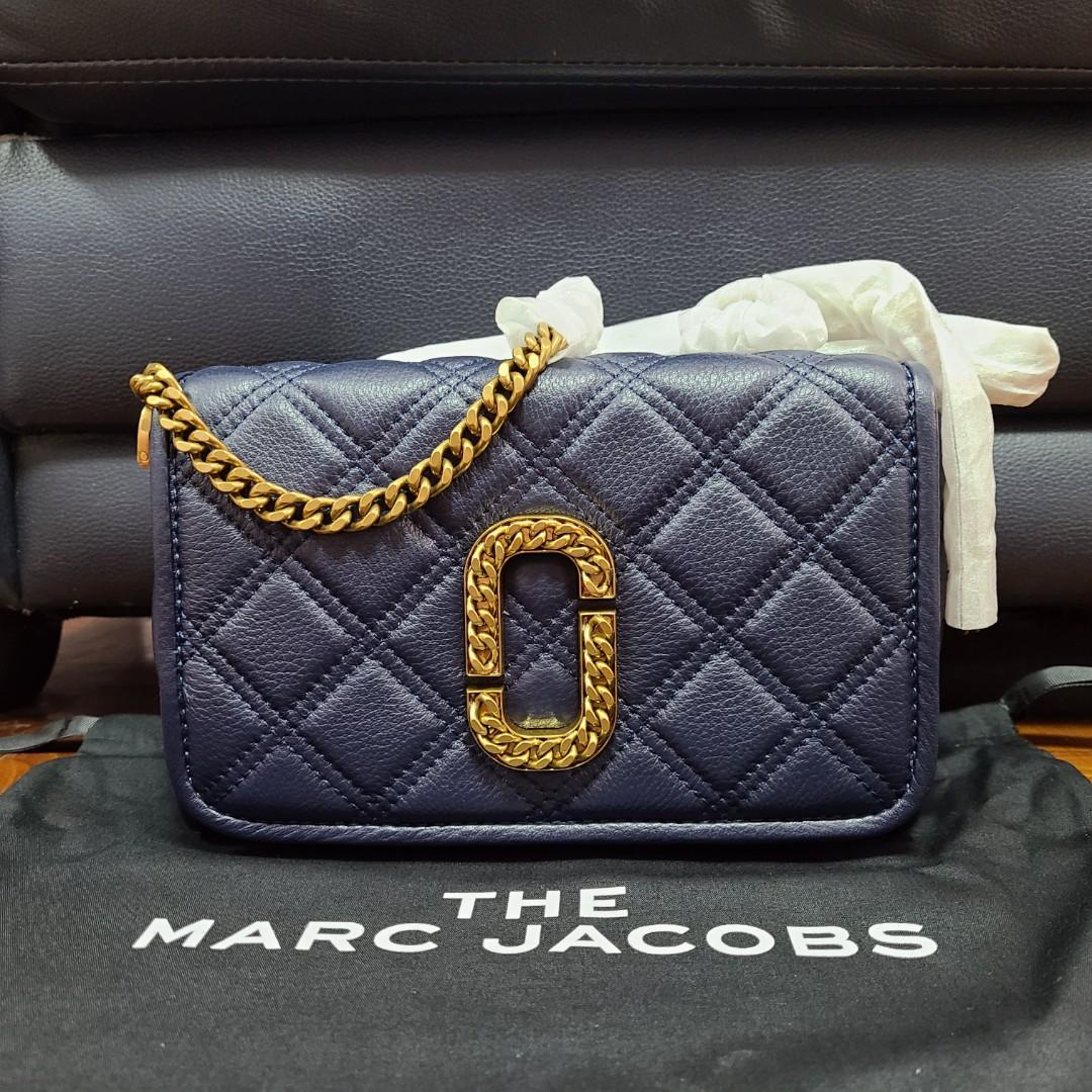 💯全新現貨Marc Jacobs The Status Flap Quilted Round Crossbody Bag