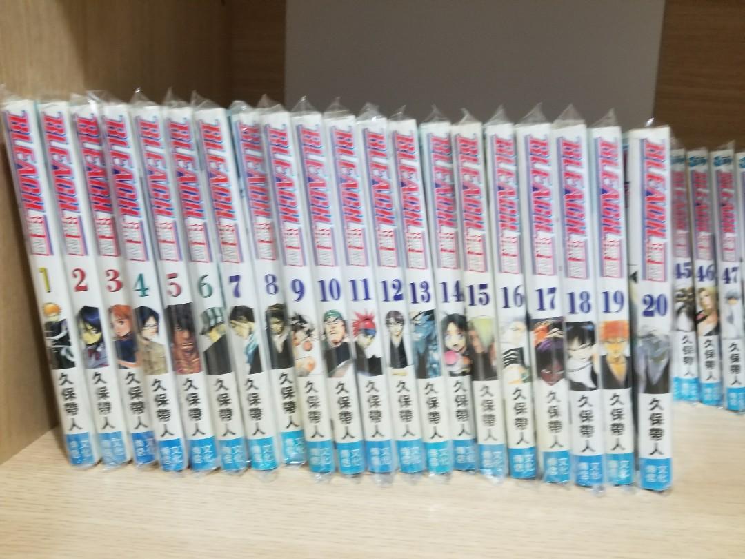 漂靈死神1 74 全套漫畫bleach 加送全新死神公式角色設定集1 3期 書本 文具 漫畫 Carousell