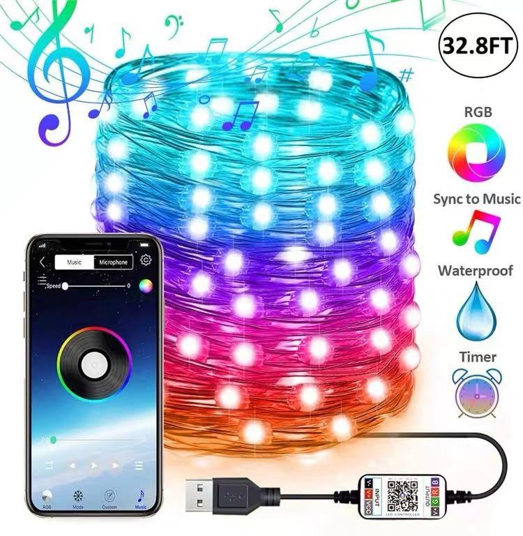 浪漫氣氛 車及房 藍牙操作 音樂氣氛燈 電話apps操作 方便易用 合汽車 家中 Party 音樂download 多種模式調節 電子產品 其他 Carousell