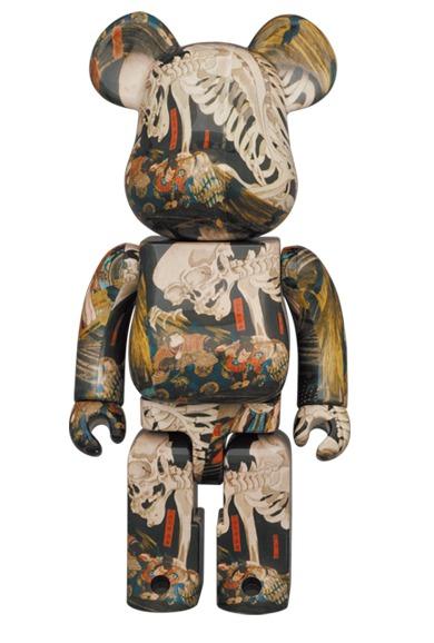 BE@RBRICK 歌川国芳「相馬の古内裏」100% u0026 400%-