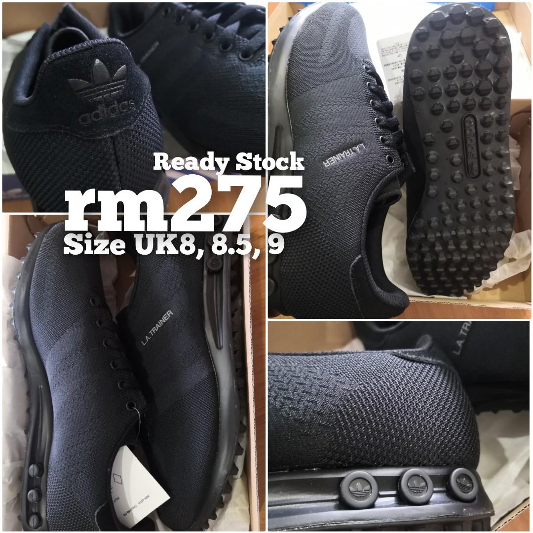 Adidas la trainer triple black new arrivals