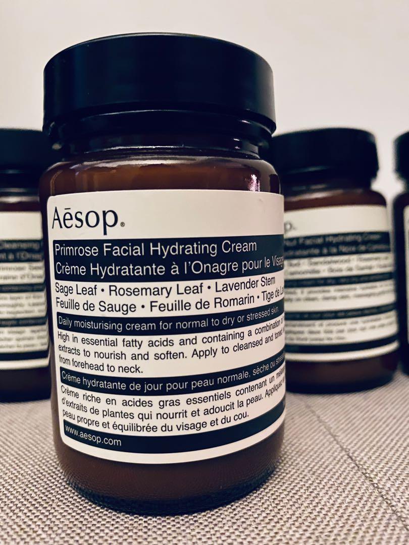 AESOP Primrose facial hydrating cream 120ml, 美容＆化妝品, 沐浴＆身體護理, 沐浴及身體護理
