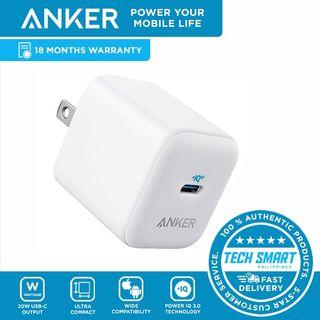 Anker PowerPort III 20W PIQ 3.0 Fast Charger with Foldable Plug Charger for iPhone 12/12 mini/12 Pro/12 Pro Max/11, Galaxy, Pixel 4/3, iPad Pro, MagSafe, and More