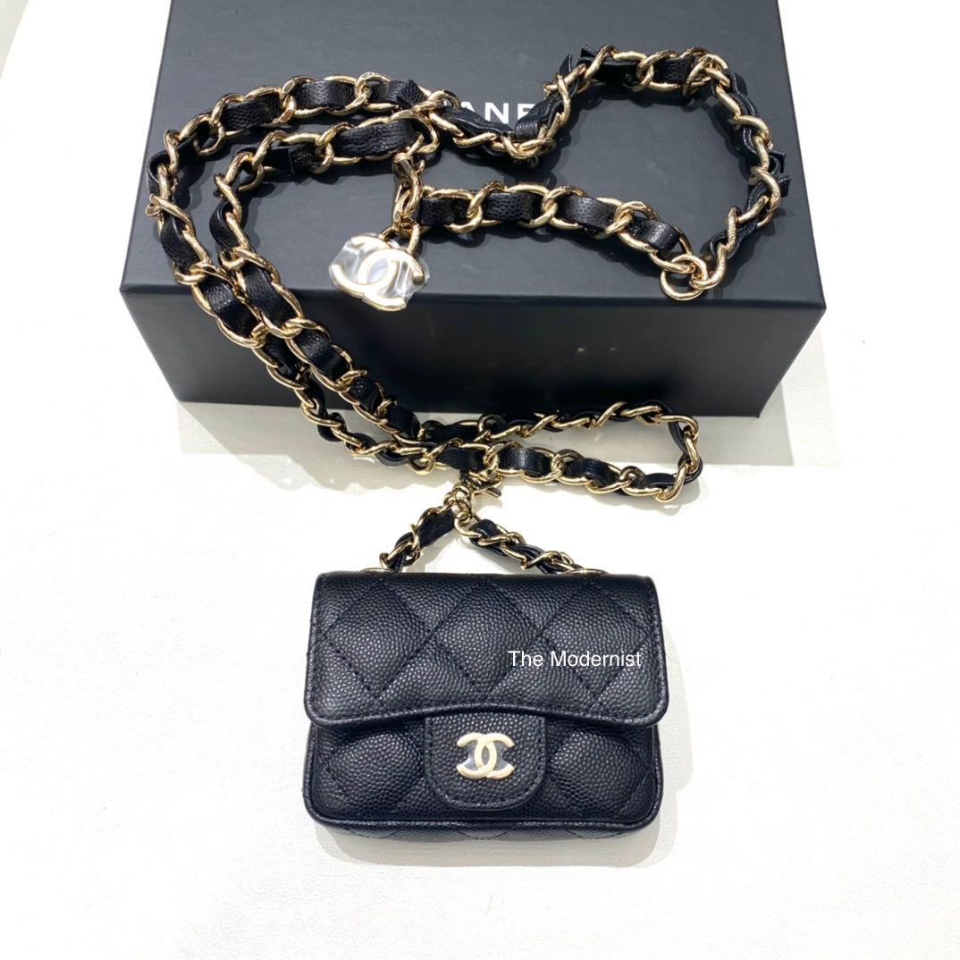 Chanel CC Crystal Pearl Heart Belt Gold Tone 21B – Coco Approved