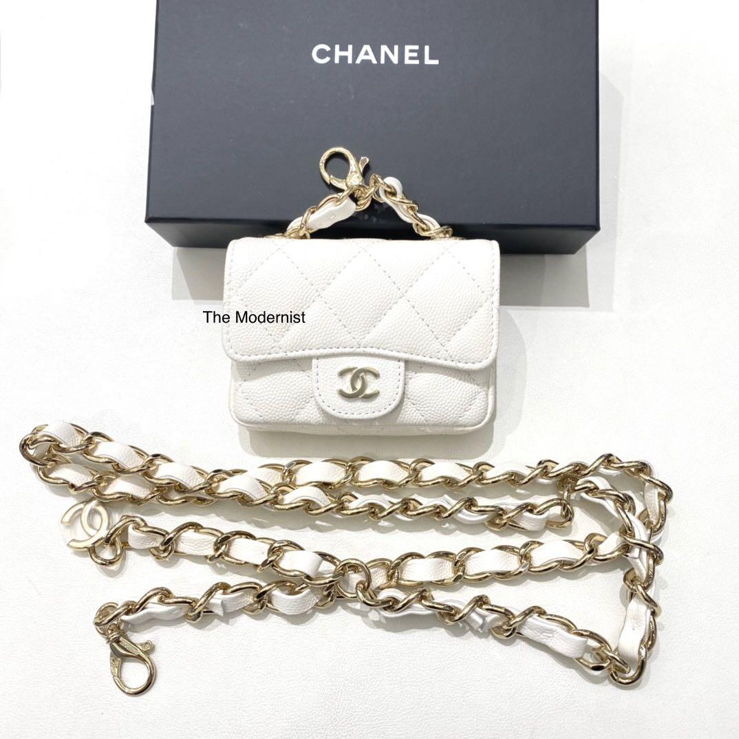Top Với Hơn 88 Về Chanel Belt Bag White - Cdgdbentre.Edu.Vn