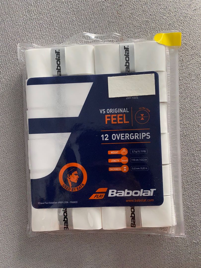 Babolat VS Original Overgrip x12, Sports Equipment, Sports & Games ...