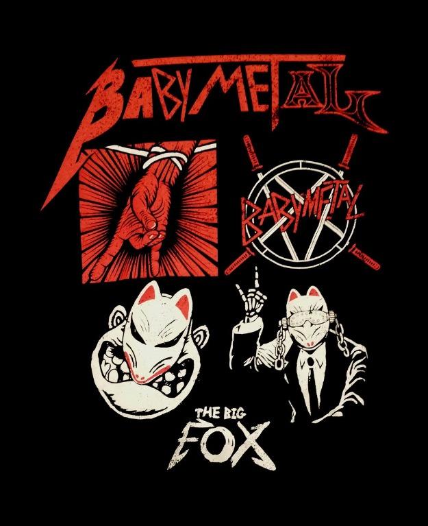 BABYMETAL - THE BIG FOX TEE 2014