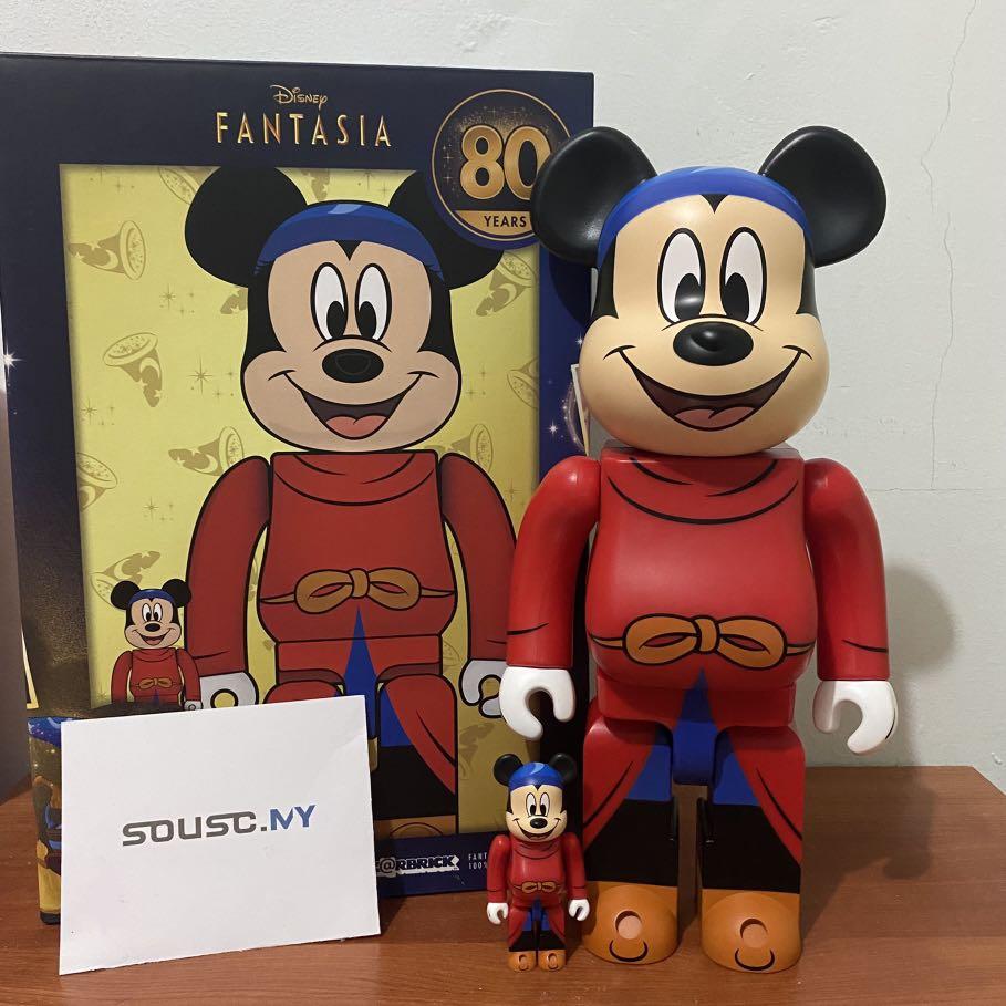 Bearbrick Fantasia Mickey 80th Anniversary 400+100%, Hobbies