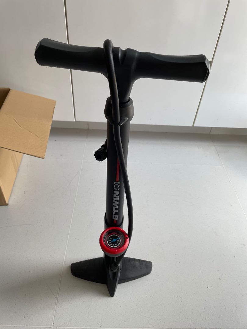 Bicycle Pump - BTWIN 500, Sports Equipment, Bicycles & Parts, Parts ...