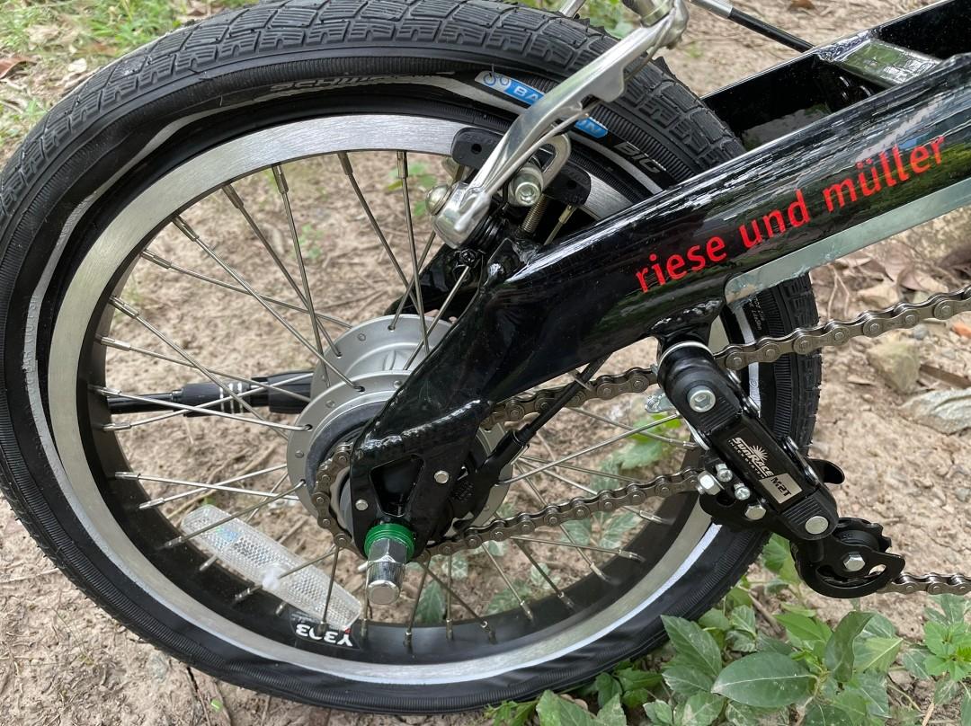 Birdy Frog 16" 8speed Foldable Folding Full Suspension Bike, Sports