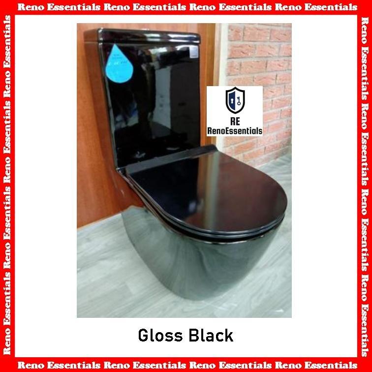 Black Toilet Bowl Vera, Furniture & Home Living, Bathroom & Kitchen  Fixtures on Carousell