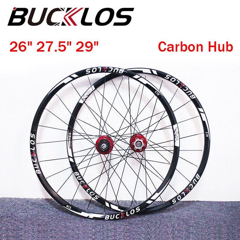 BUCKLOS Bicycle Wheelset 26 27.5 29 Mountain Bicycle Wheel QR TA