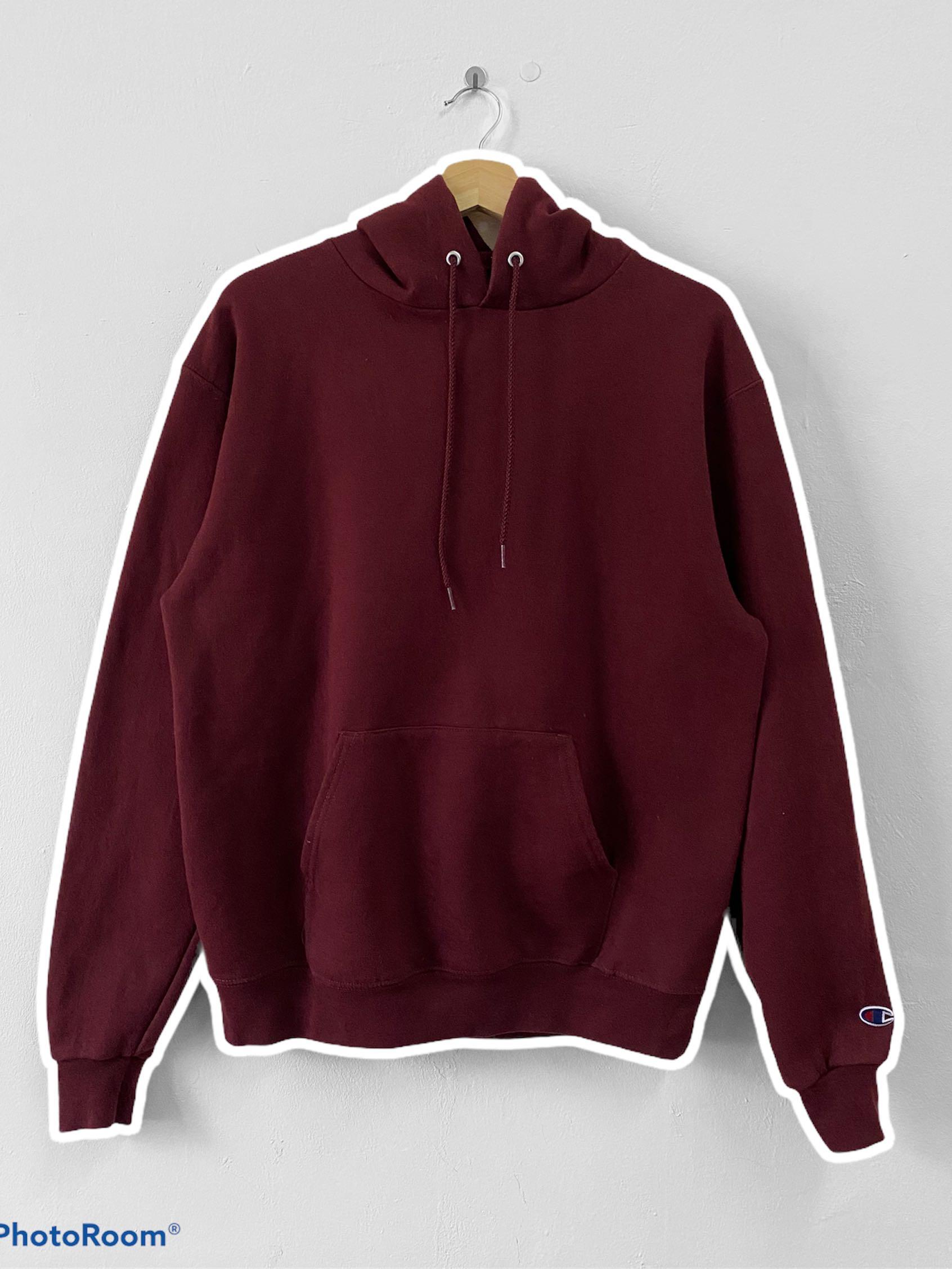 Dark maroon shop hoodie