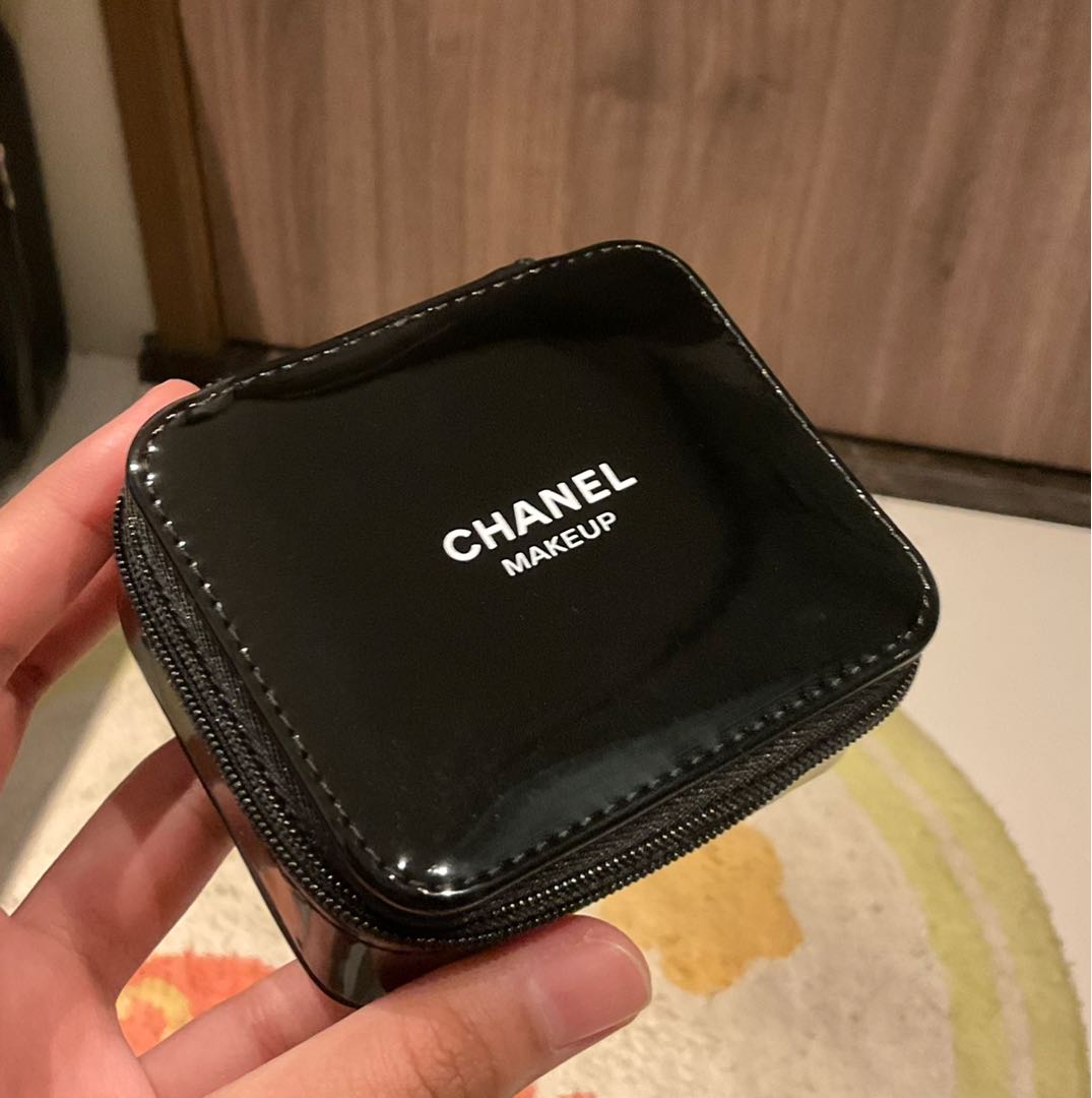 CHANEL makeup pouch, Luxury, Bags & Wallets on Carousell