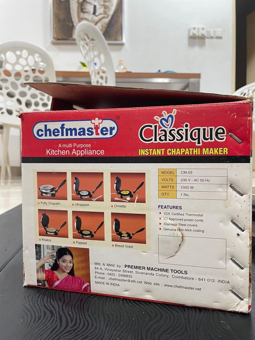 chef master kitchen panini grill