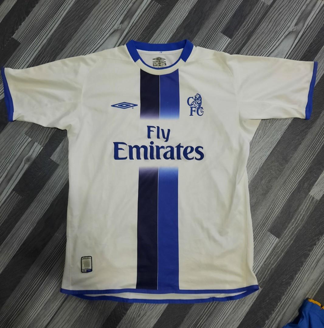 Chelsea by umbro sponsor fly emirates