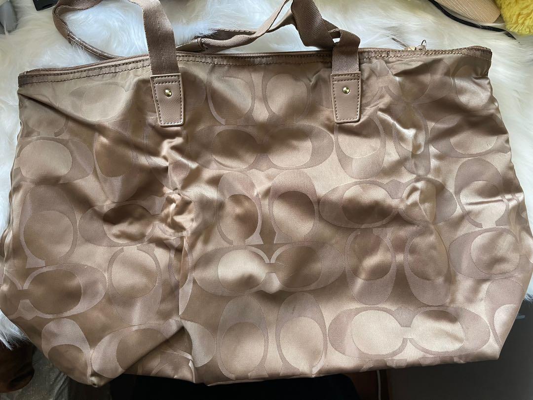Coach foldable tote bag online