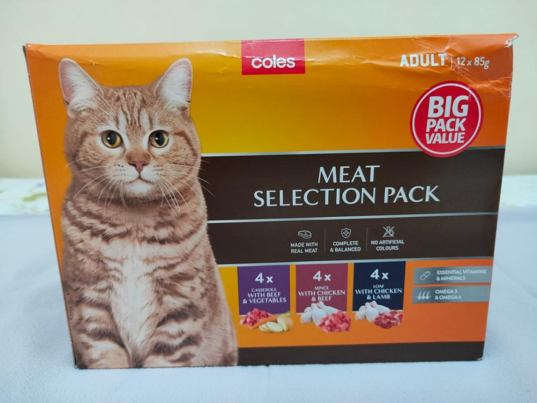 Cat food store at coles
