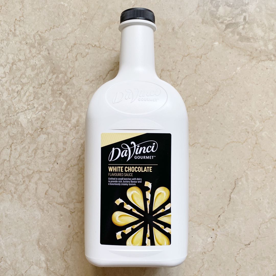 DaVinci White Chocolate Sauce, Food & Drinks, Beverages on Carousell