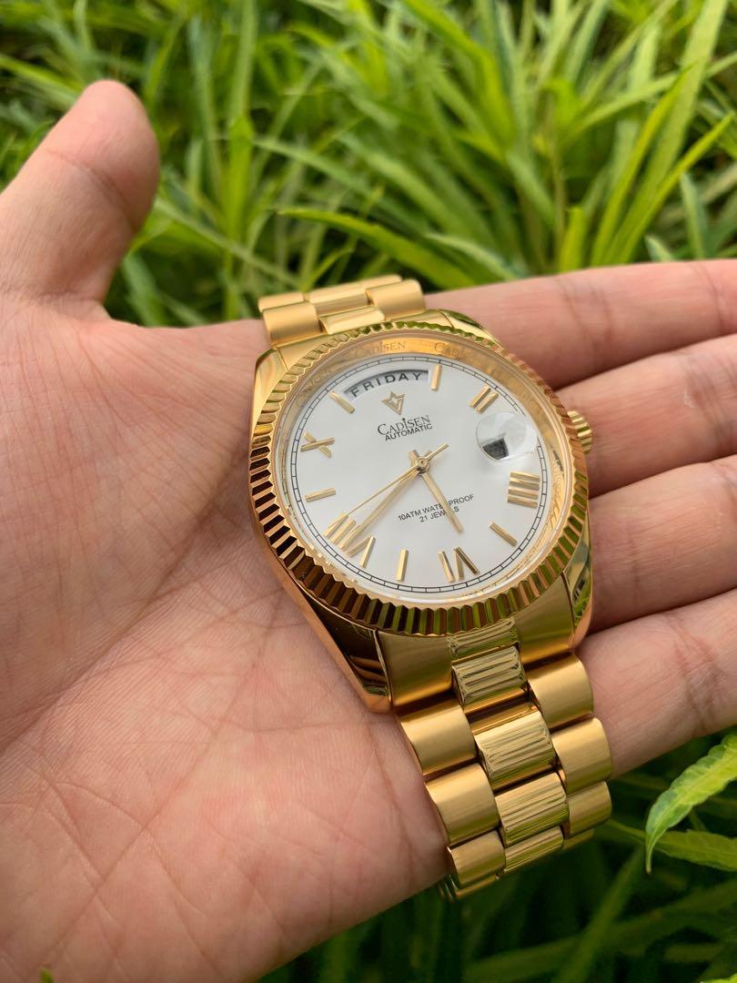 Samle medley nummer Cadisen Day date Datejust Homage, Men's Fashion, Watches & Accessories,  Watches on Carousell