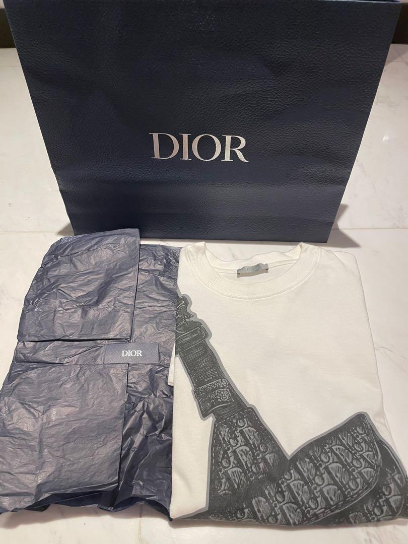 Dior saddle bag tee shirt Mens Fashion Tops  Sets Tshirts  Polo Shirts  on Carousell