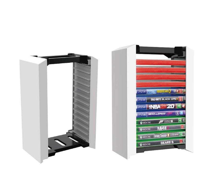DOBE Game Storage Stand PS5 /PS4/PS3, Xbox, Nintendo Switch 12 Game Discs (Category: Cases & Covers) located in Manila. Submitted by techsmartph (Listing ID 1103953567, Image 2). Description: * DOBE TP5-0519 game disc box and disc rack storage rack ONES host disc single-layer storage box holder NS storage disc rack for PS5 can store 12 game discs. * A double-layer game CD storage rack specially designed for PS5, * The CD can be placed in an order