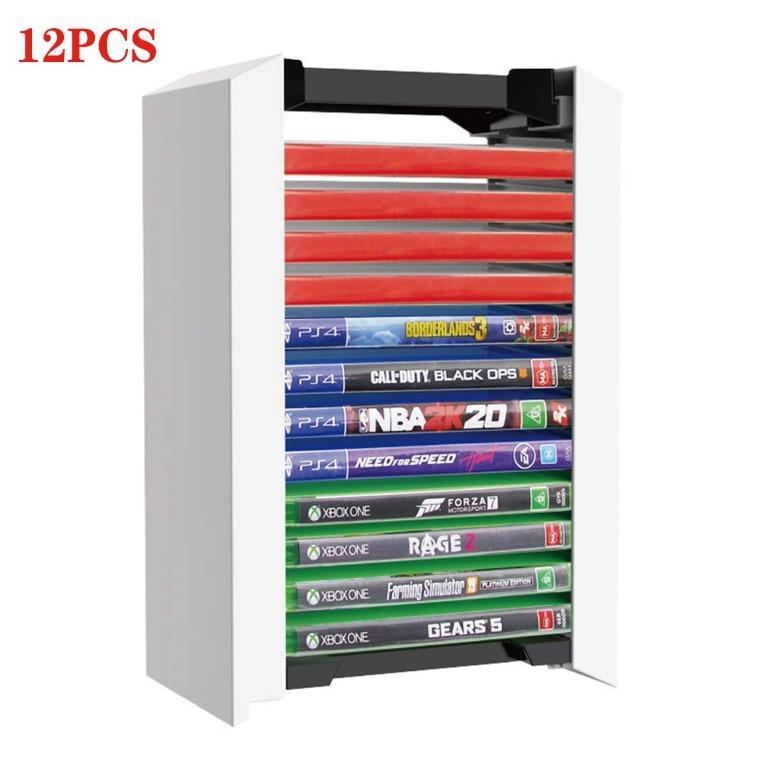 DOBE Game Storage Stand PS5 /PS4/PS3, Xbox, Nintendo Switch 12 Game Discs (Category: Cases & Covers) located in Manila. Submitted by techsmartph (Listing ID 1103953567, Image 3). Description: * DOBE TP5-0519 game disc box and disc rack storage rack ONES host disc single-layer storage box holder NS storage disc rack for PS5 can store 12 game discs. * A double-layer game CD storage rack specially designed for PS5, * The CD can be placed in an order