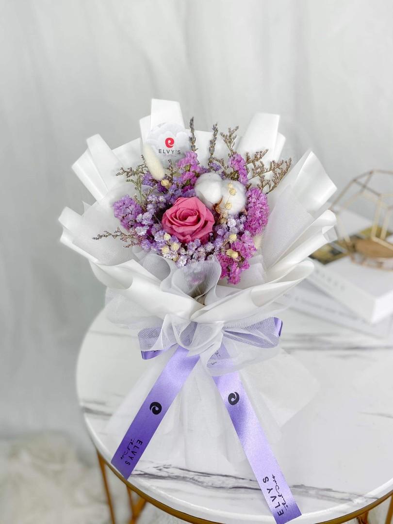 Dried Flower Bouquet Delivery Furniture Home Living Home Decor Artificial Plants Flowers On Carousell