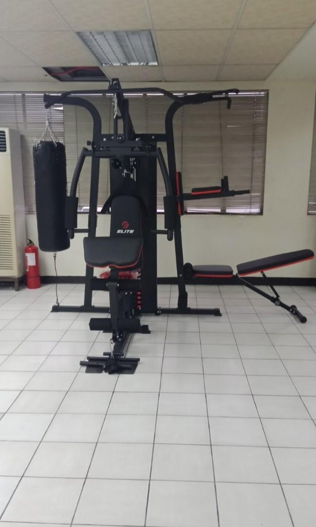 Elite 3 station home gym Sports Equipment Exercise Fitness