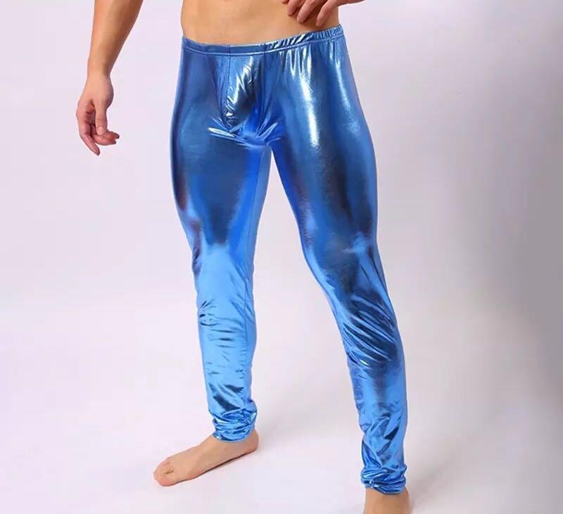 Fancy wet look Metallic handsome male Spandex Pre Order