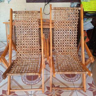 Foldable Rattan Beach Chair