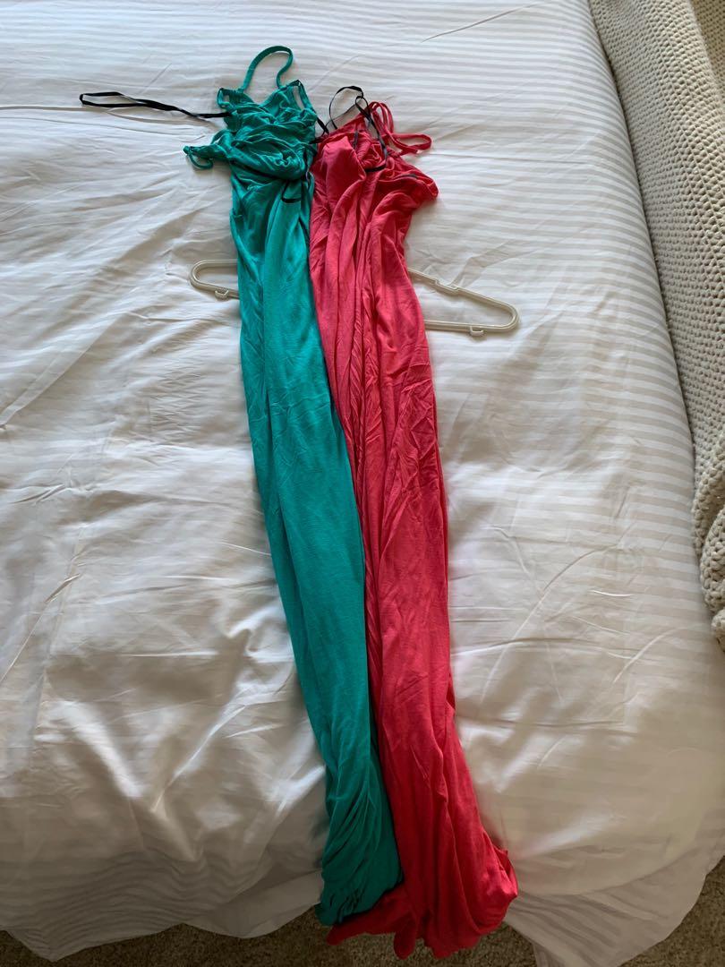 Brand new Forever 21 spaghetti strap maxi dresses Women s Fashion Dresses Sets Dresses on Carousell