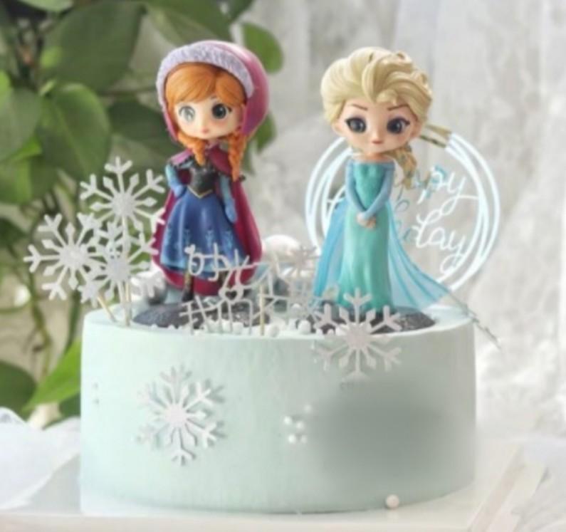 Frozen Movie Figures Cake Toppers Fun Holiday Gift Elsa Anna Olaf US Seller 