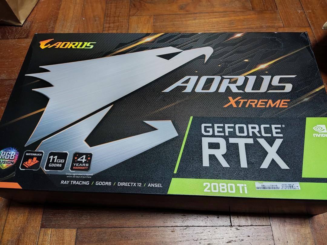 Gigabyte aorus geforce rtx 2080 ti xtreme waterforce wb sales 11gb gddr6