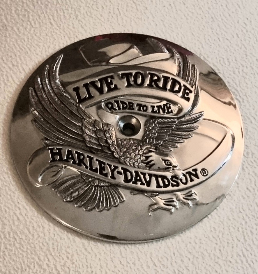HARLEY Air filter cover., Motorcycles, Motorcycle Accessories on Carousell