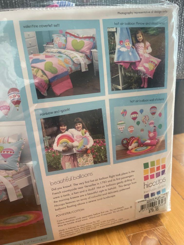 Hiccups childrens linen discount