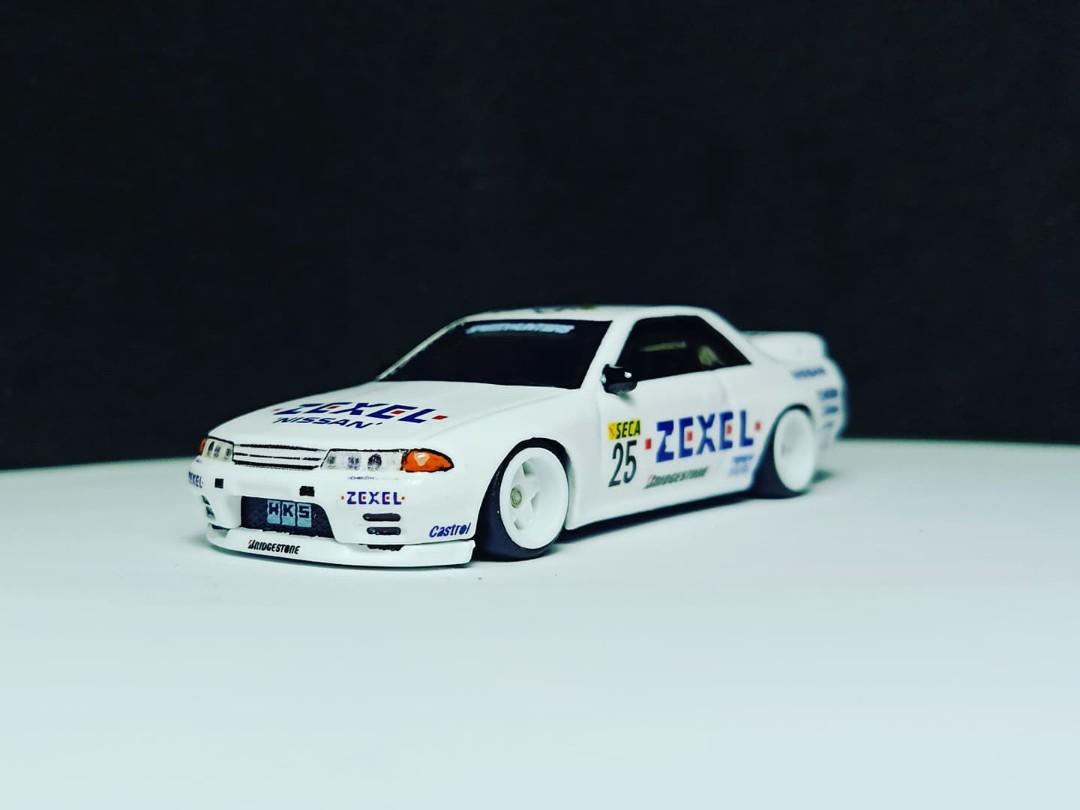 Hot Wheels Nissan Skyline Gtr R32 Zexel Custom Toys Games Diecast Toy Vehicles On Carousell