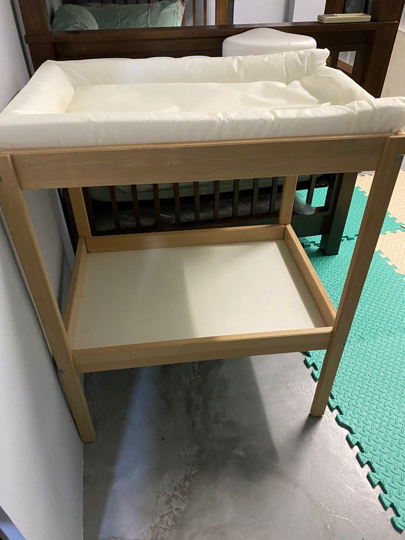 Ikea changing table, mat n baskets, Babies & Kids, Baby Nursery & Kids