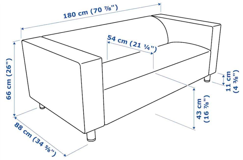 [Donation] IKEA KLIPPAN 2Seater Sofa, Furniture & Home Living