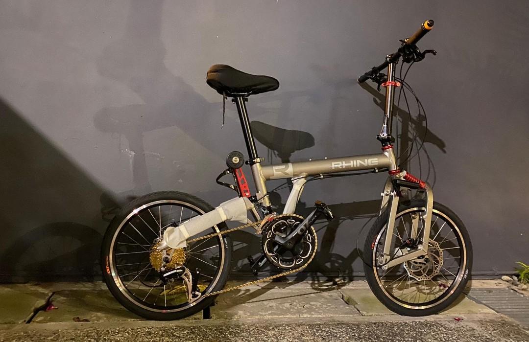Instock 20 inch Rhine touring folding bike gt riding, Sports