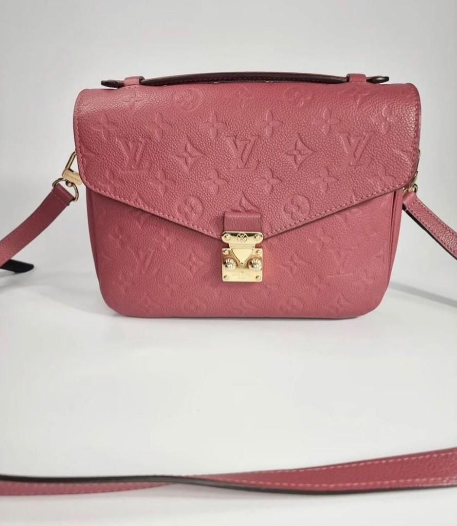L Pochette Metis Empreinte Rose Bruyere (RARE COLOR), Luxury, Bags &  Wallets on Carousell