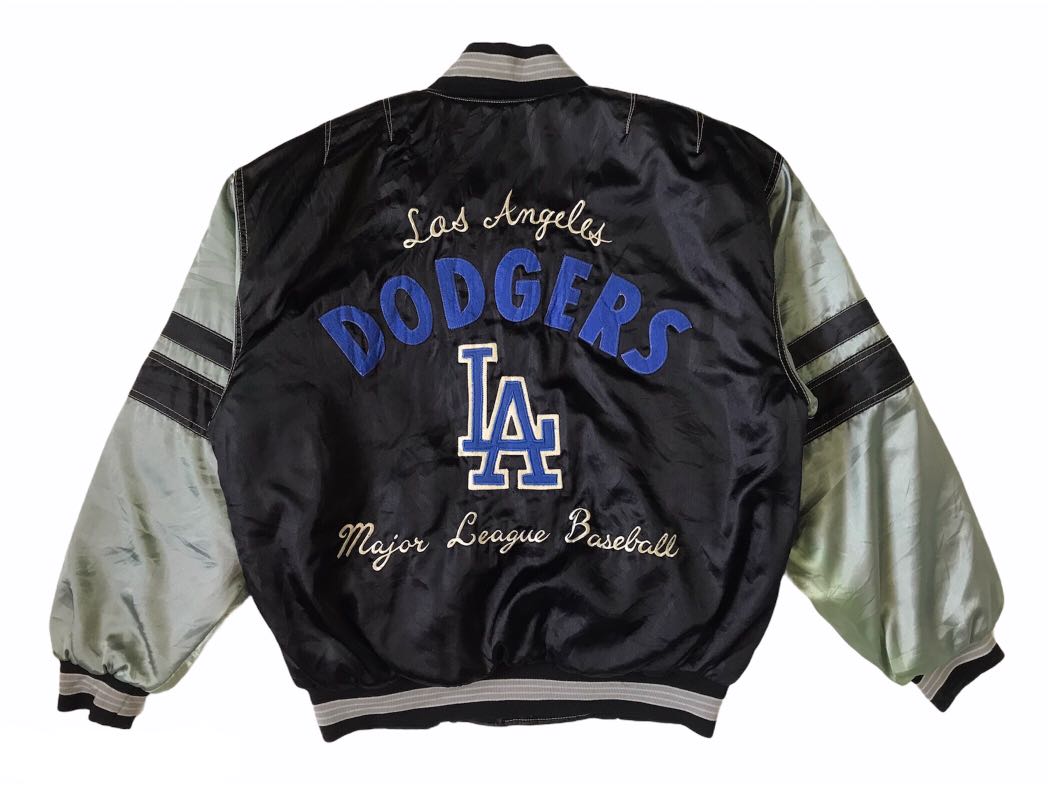 Nylon MLB Los Angeles Dodgers Bomber Jacket - Jackets Masters