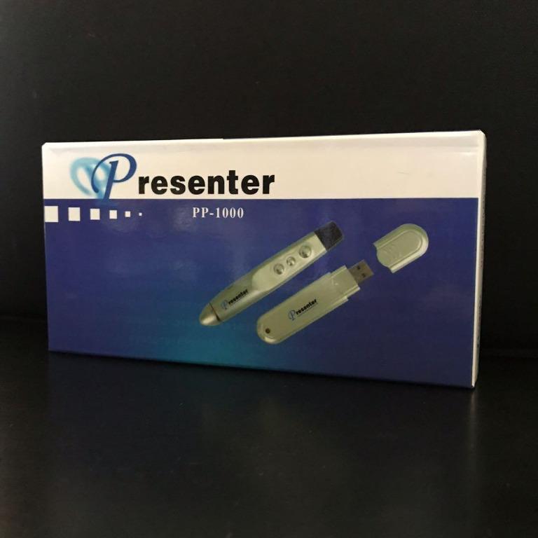 Laser Presentation Remote + Laser Pointer (Category: Office & Business Technology) located in Singapore. Submitted by calusell (Listing ID 283496994, Image 3). Description: 1. Logitech R400 Laser Presentation Remote with Wifi + USB connections. Sealed in packaging. Never opened (clear packaging). Original price: $69, final discounted price - $45. 2. Black pp1000 presenter laser pointer + usb connector. Battery included, new and unused (blue packa