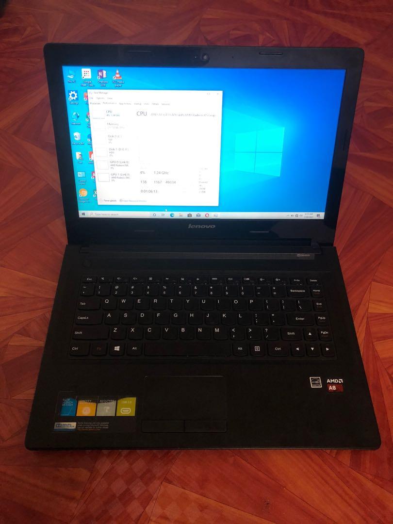 Lenovo AMD A8 6410 APU with AMD Radeon R5 graphics. Computers